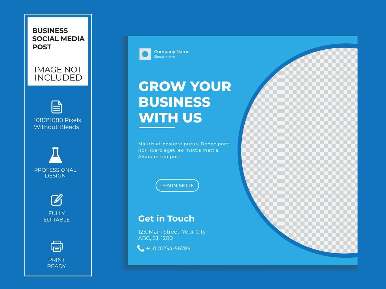 Digital business marketing banner for social media post design. vector design.