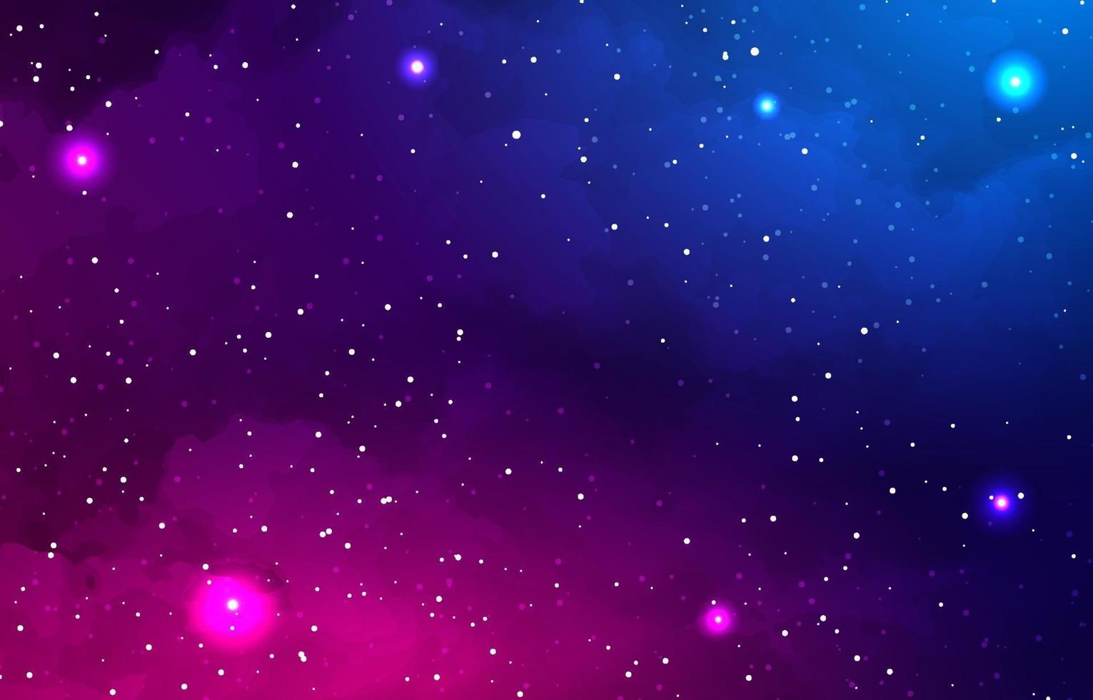 Realistic Galaxy Background vector