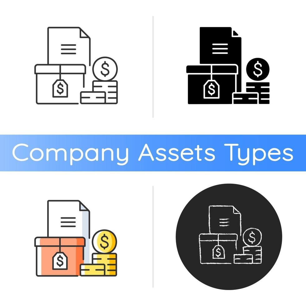 Accounts receivable icon vector