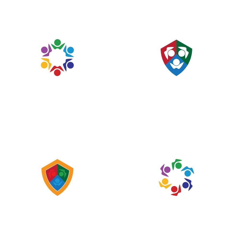 Community, network and social icon vector