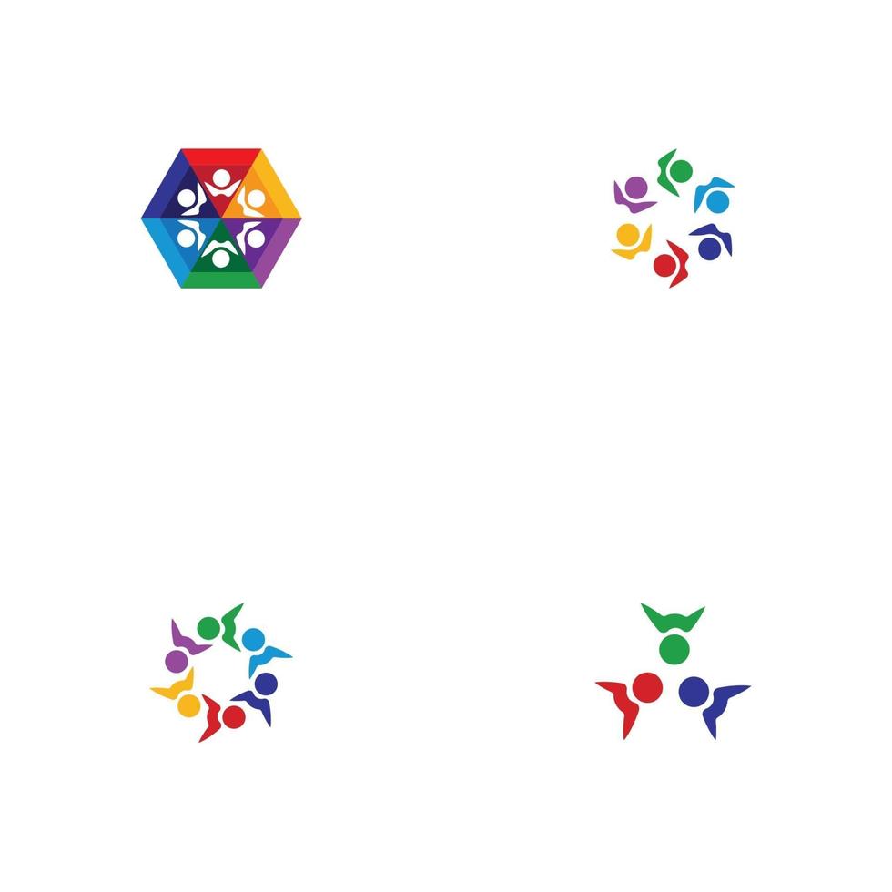 Community, network and social icon vector