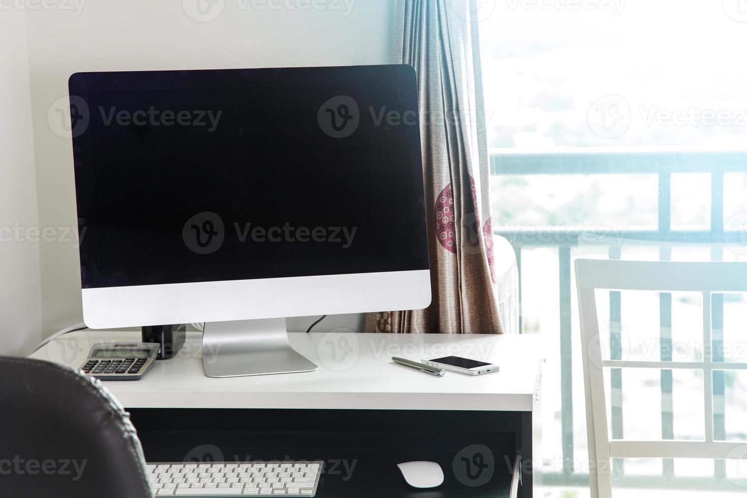 Home Computer, work from home, concept photo