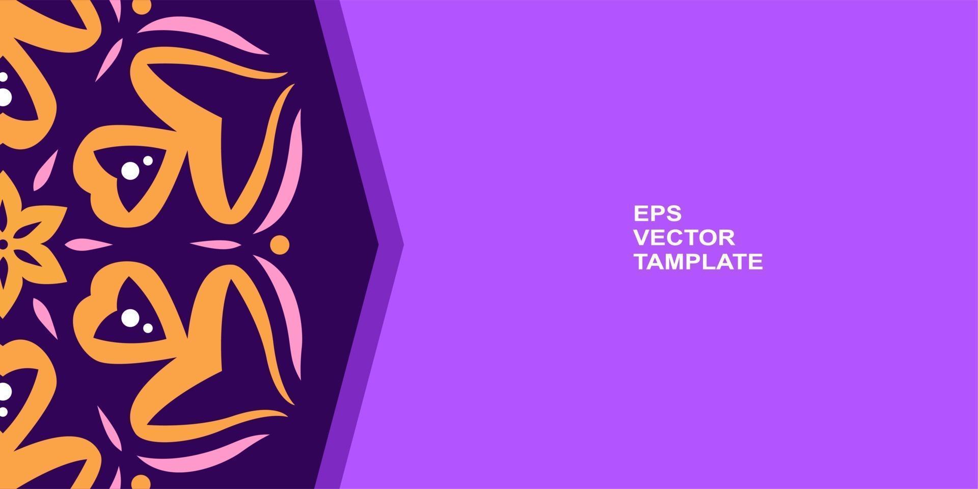 vector mandala design, for your various types of advertising needs