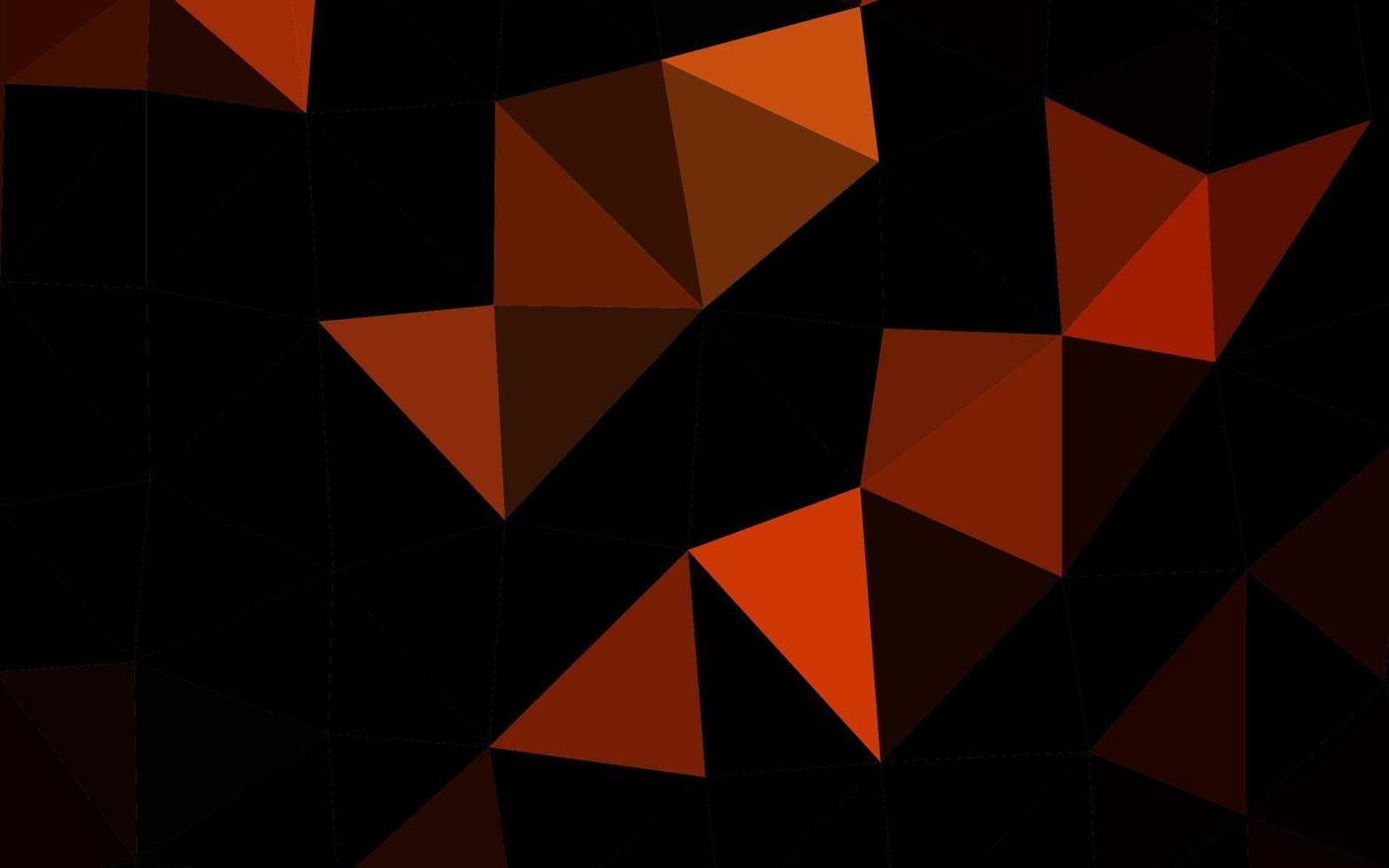 Dark Red vector blurry triangle texture.