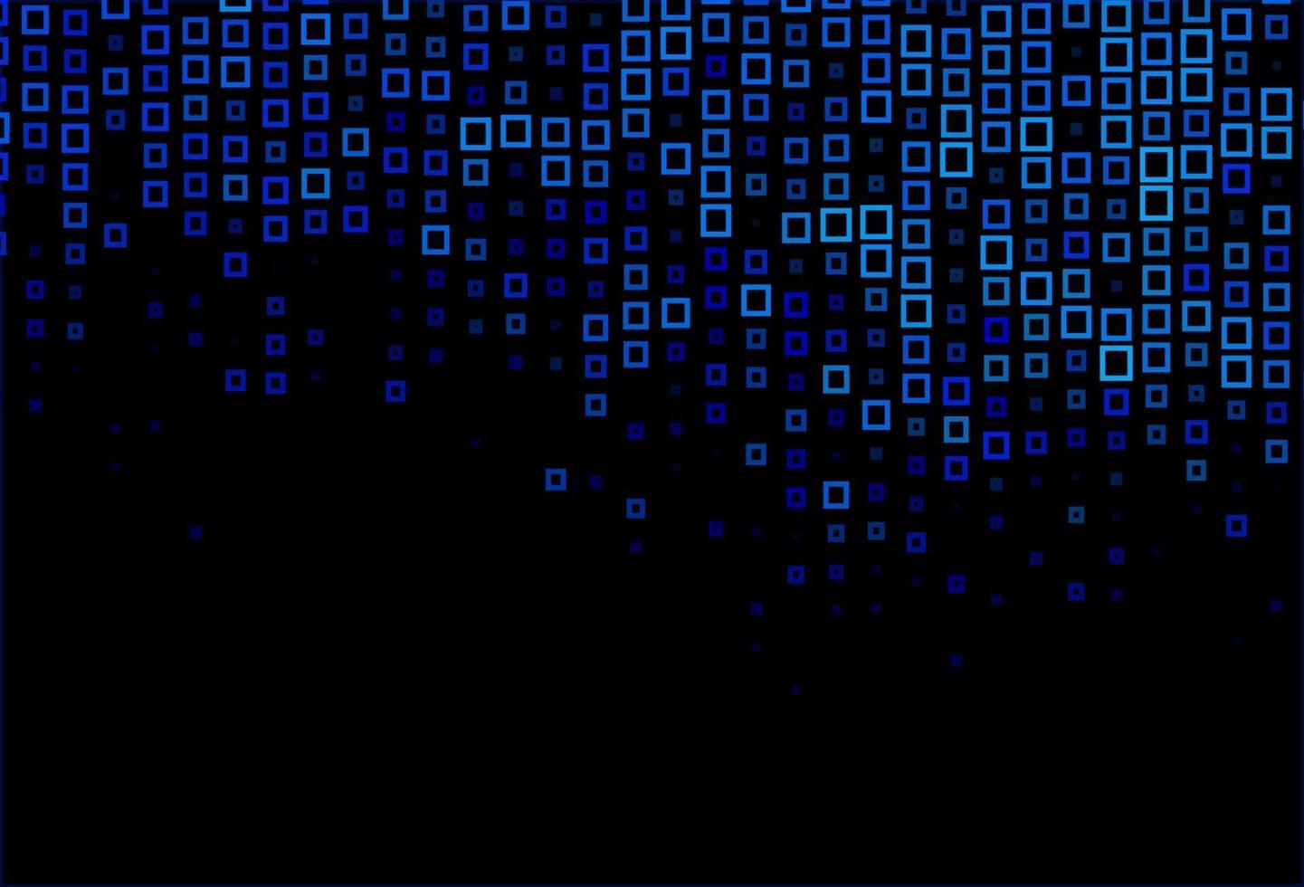 Dark BLUE vector pattern in square style.