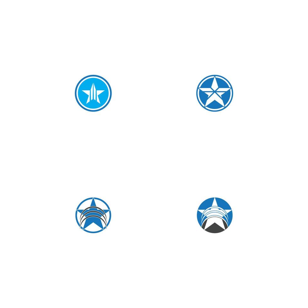 Star icon Template vector