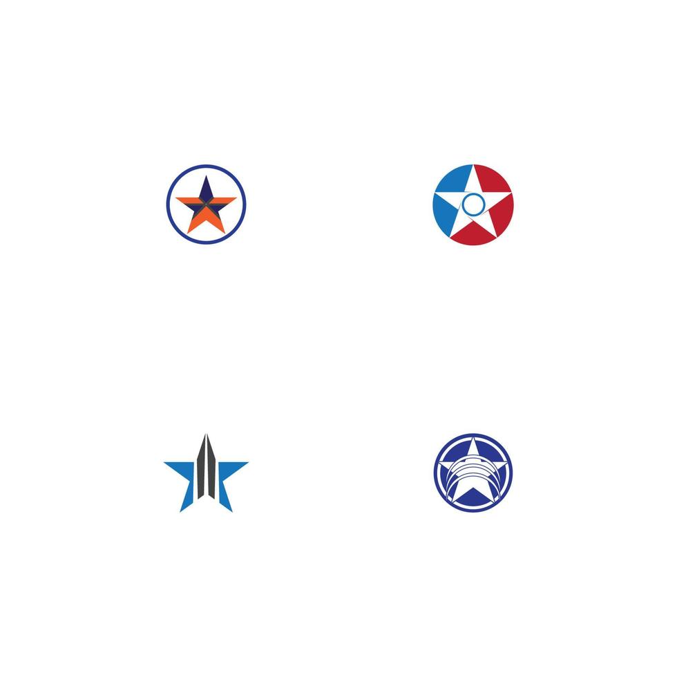 Star icon Template vector