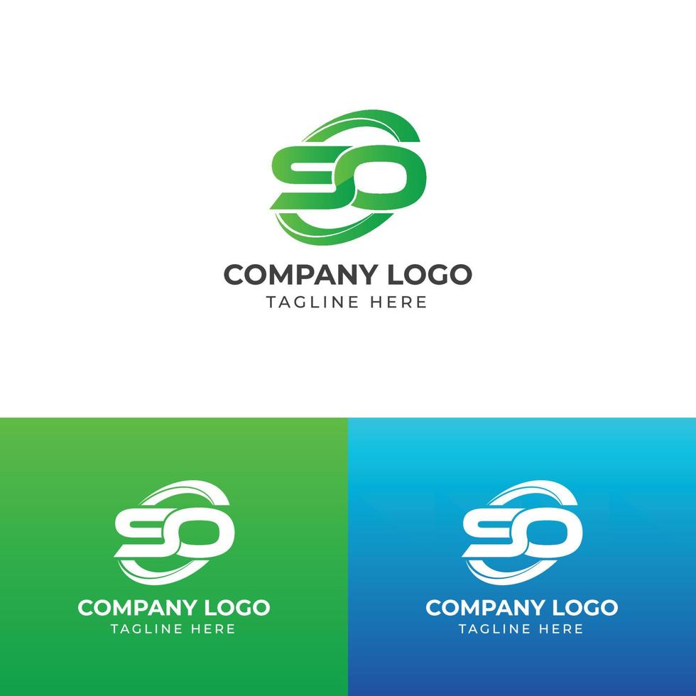 so original monogram logo design vector