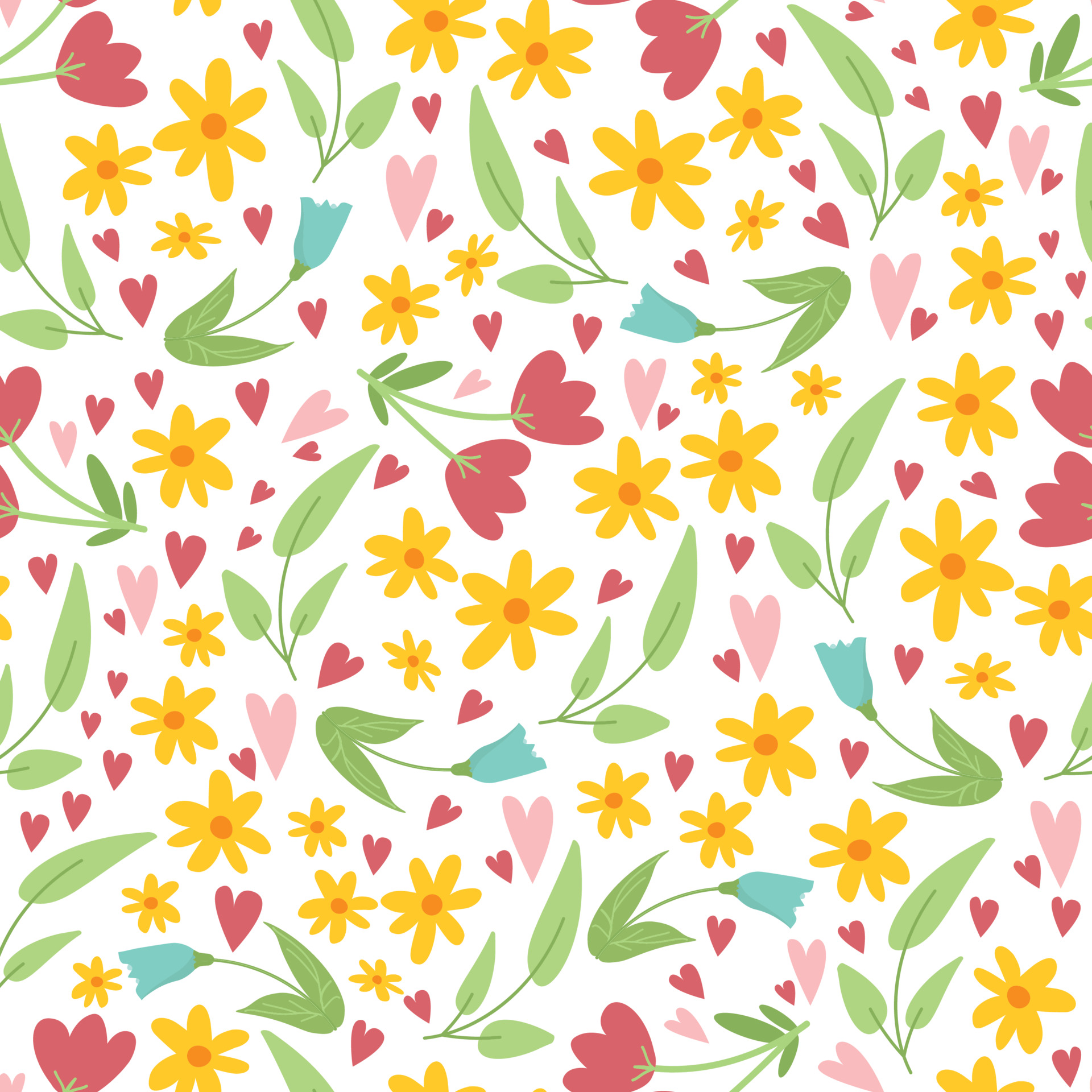 Spring Floral Background Wallpaper –