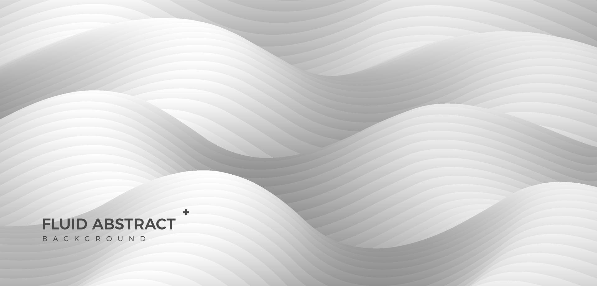 Stylish corrugated motion high-gray mixed fluid gradient abstract background vector