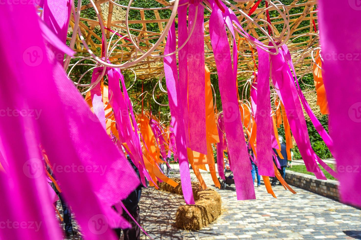 Flower Festival in Girona Temps de Flors, Spain. 2018 photo