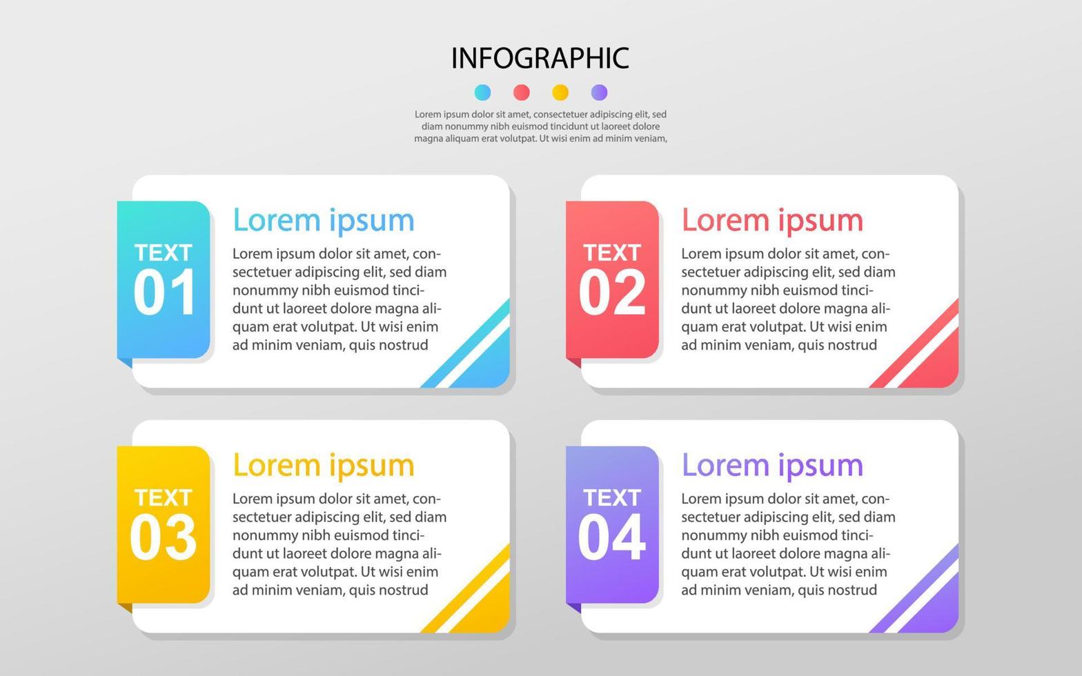 Modern Business data visualization. Process chart. Abstract elements of graph, diagram with steps, options. Vector business template for presentation. Creative concept for infographic.