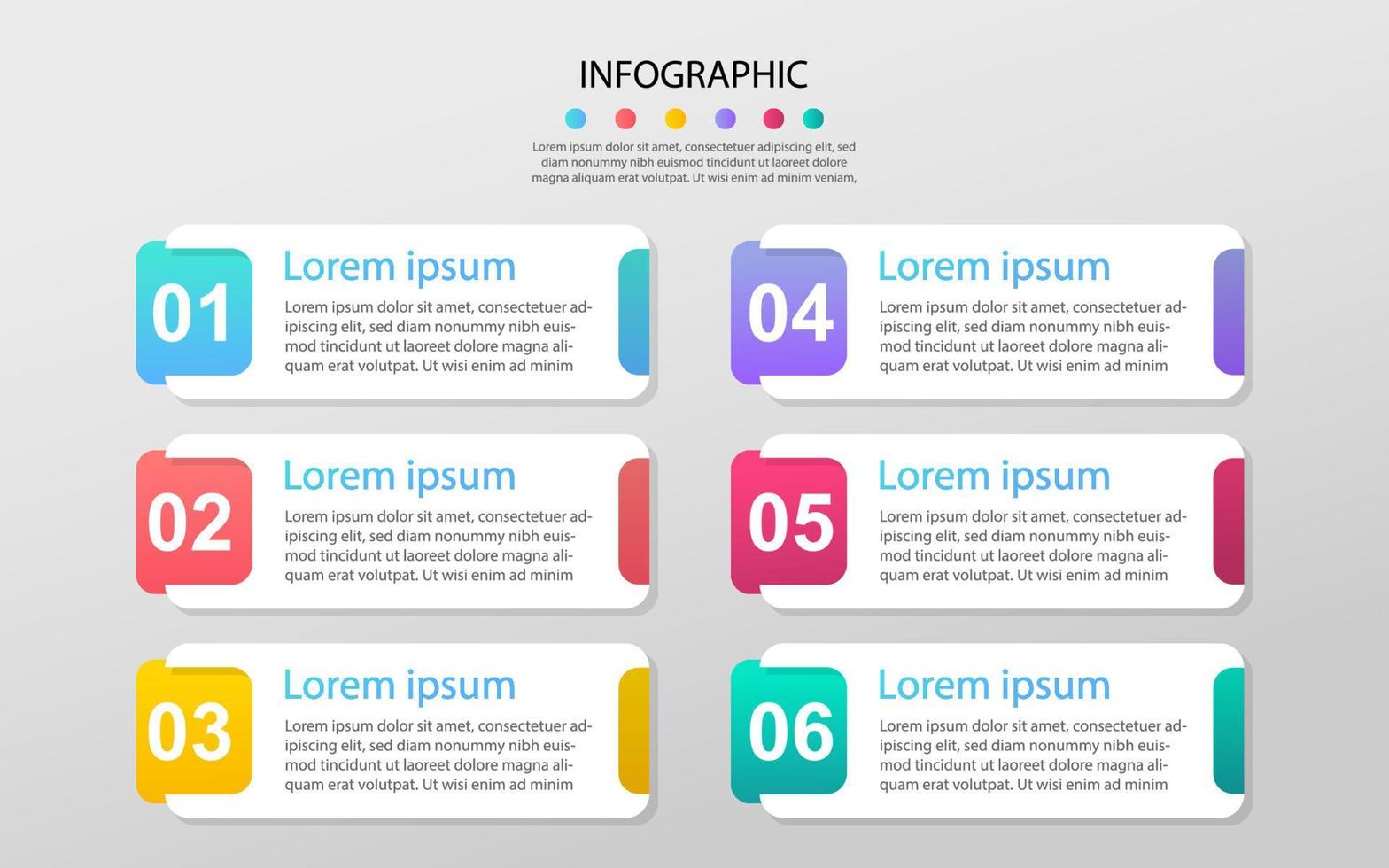 Modern Business data visualization. Process chart. Abstract elements of graph, diagram with steps, options. Vector business template for presentation. Creative concept for infographic.