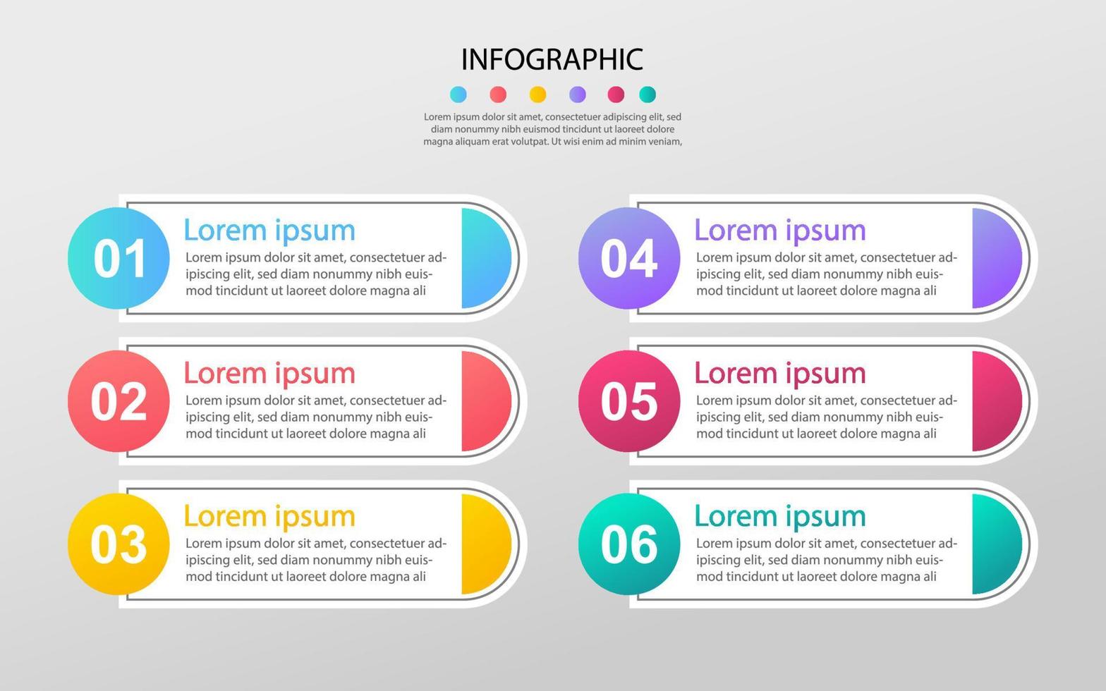 Modern Business data visualization. Process chart. Abstract elements of graph, diagram with steps, options. Vector business template for presentation. Creative concept for infographic.