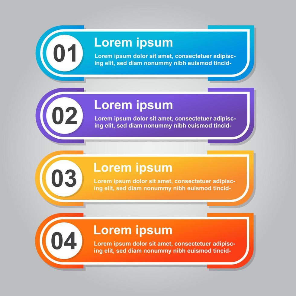 Modern Business data visualization. Process chart. Abstract elements of graph, diagram with steps, options. Vector business template for presentation. Creative concept for infographic.