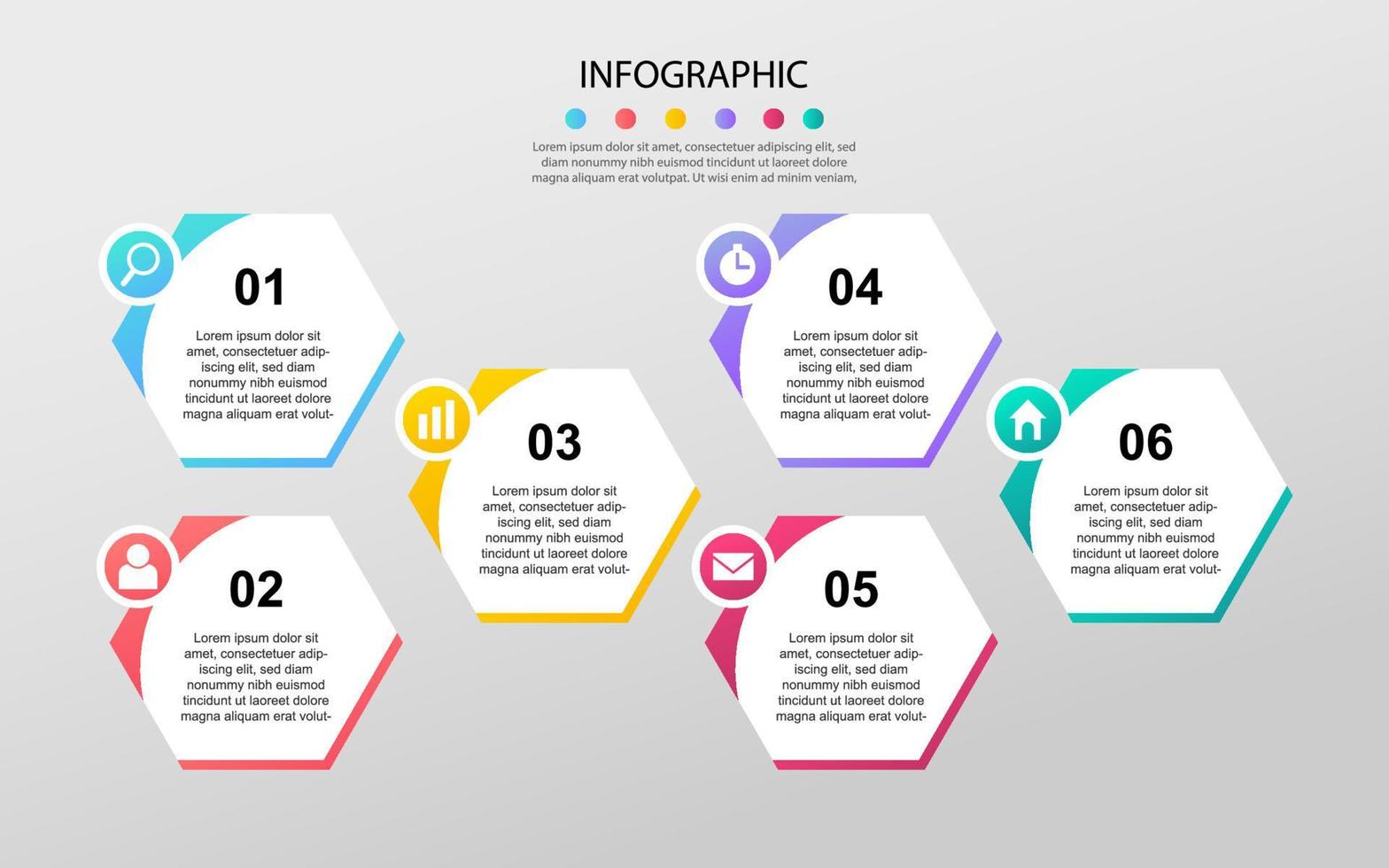 Modern Business data visualization. Process chart. Abstract elements of graph, diagram with steps, options, processes. Vector business template for presentation. Creative concept for infographic.