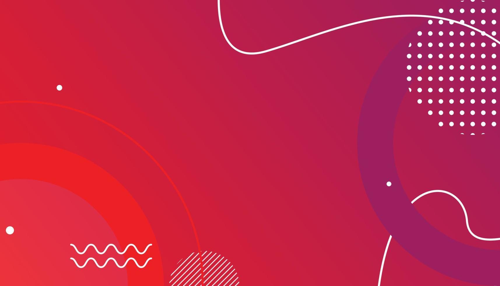 Red, purple and blue abstract background. Abstract dynamic shapes. vector