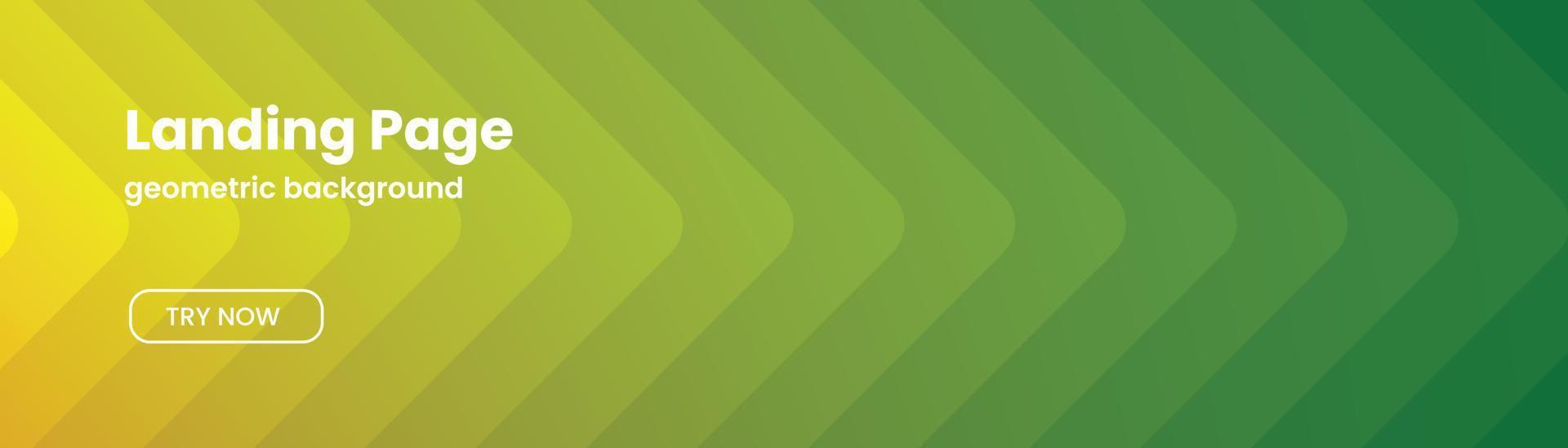 Yellow and Green Background for Landing Page. vector