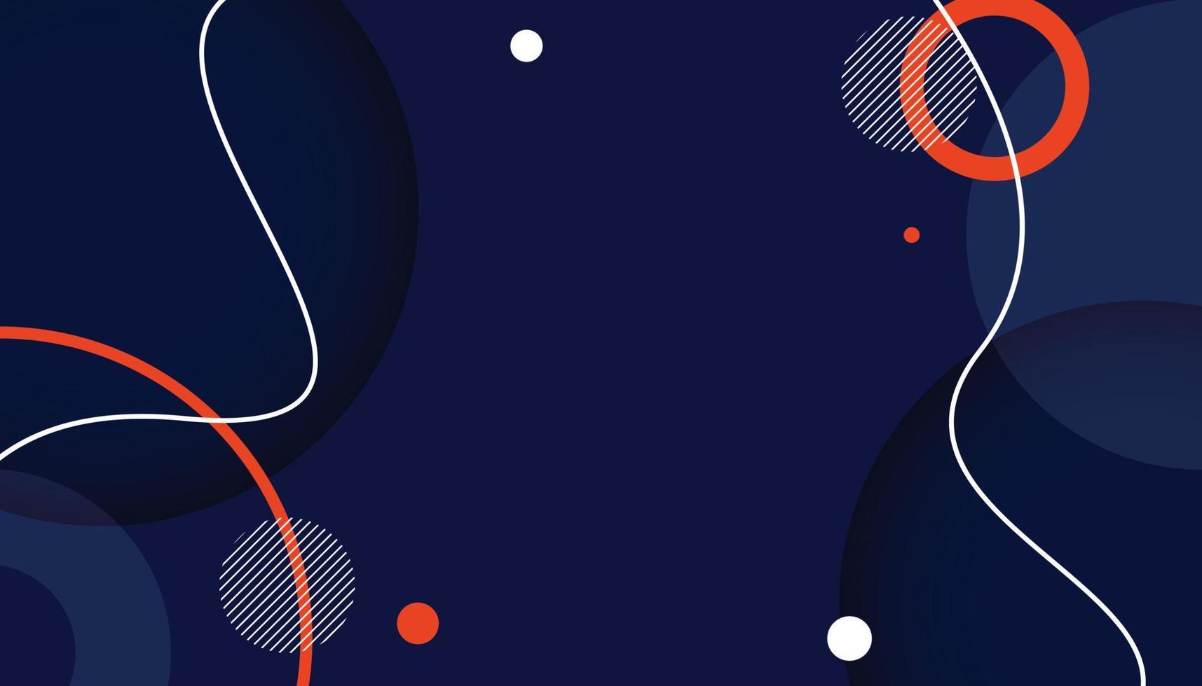 Blue Abstract Background. Dynamic Shapes template. vector