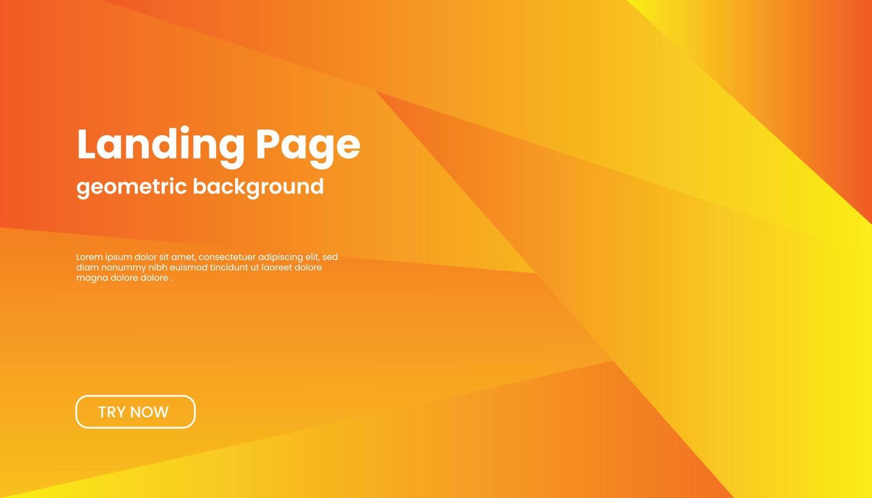minimalis fondo naranja abstracto para la página de destino. vector