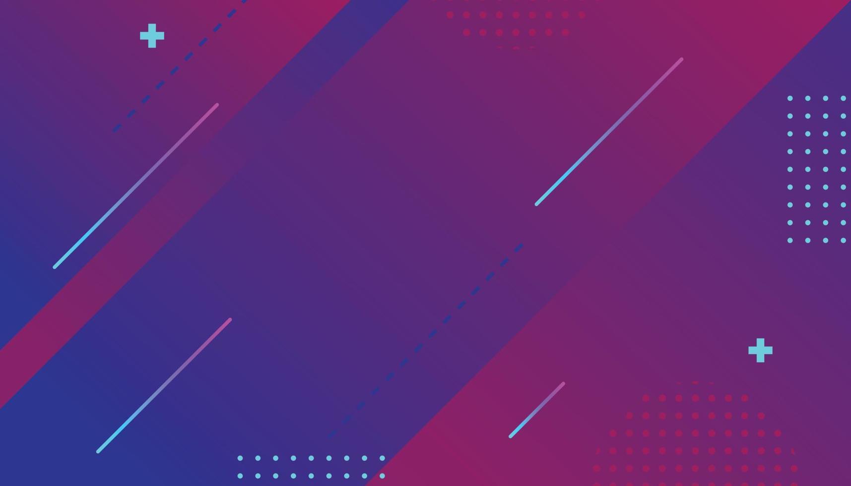 Blue and Purple Abstract Background. Dynamic Shapes Template. vector