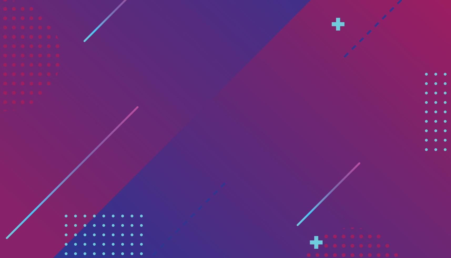 Blue and Purple Abstract Background. Dynamic Shapes Template. vector