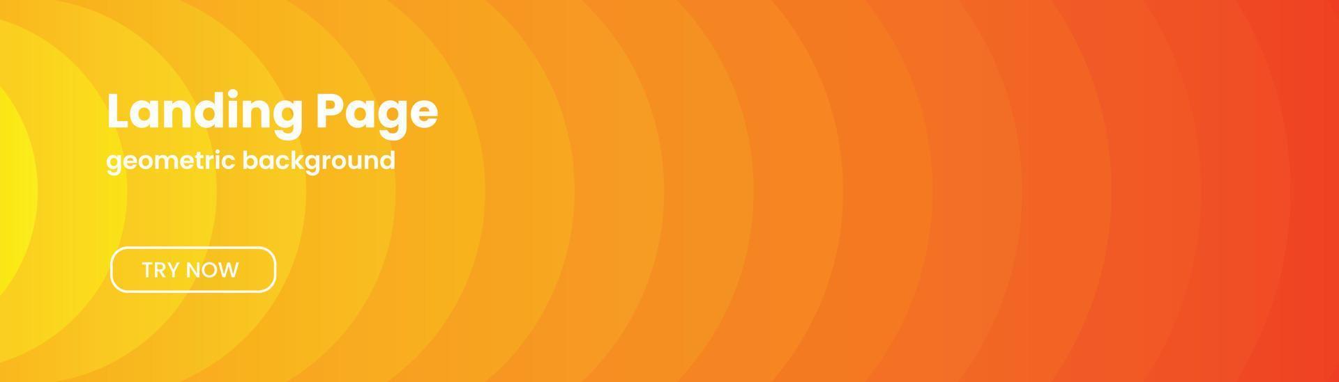 Minimalis Abstract Orange Background for Landing Page. vector