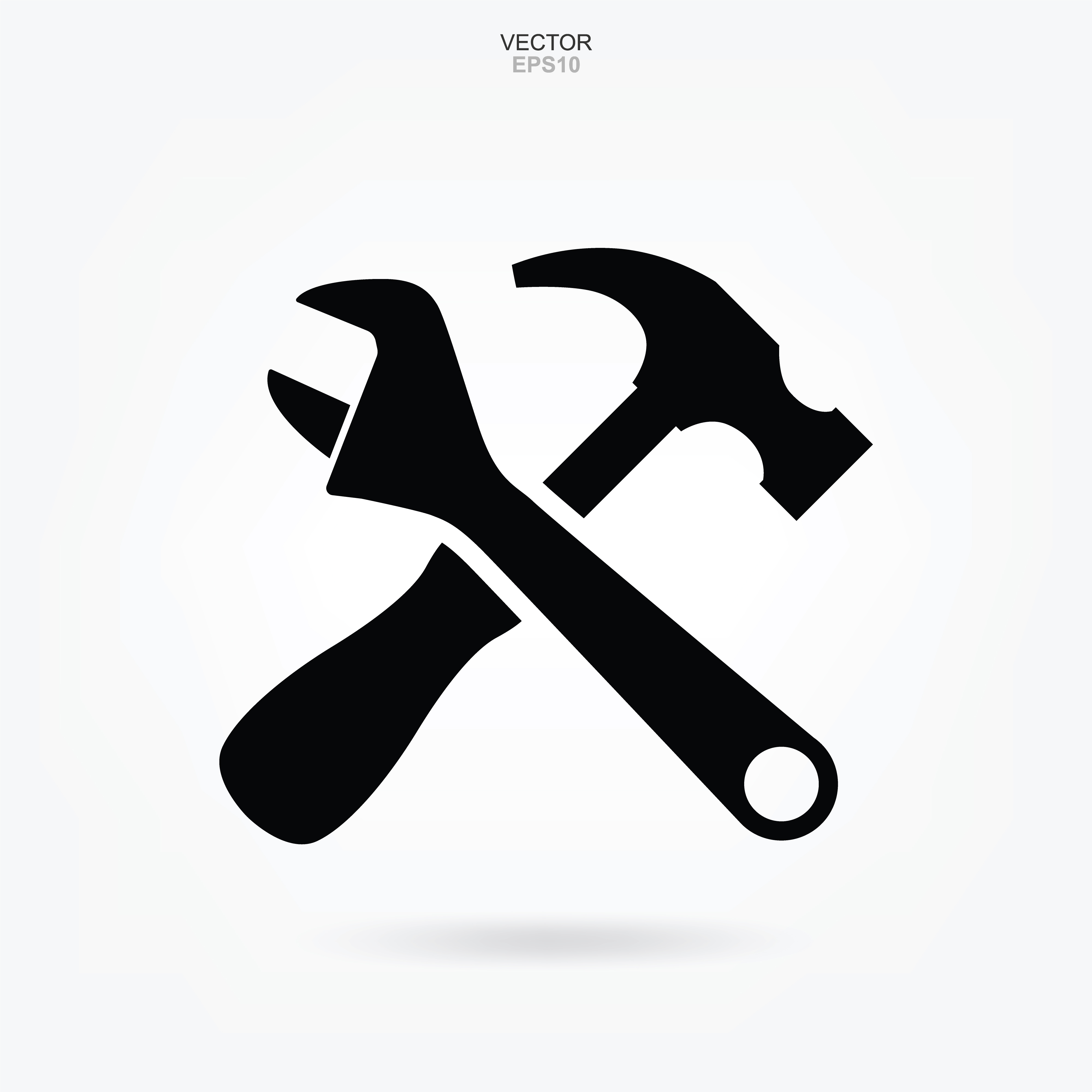 Hammer And Wrench Vector Art, Icons, and Graphics for Free Download