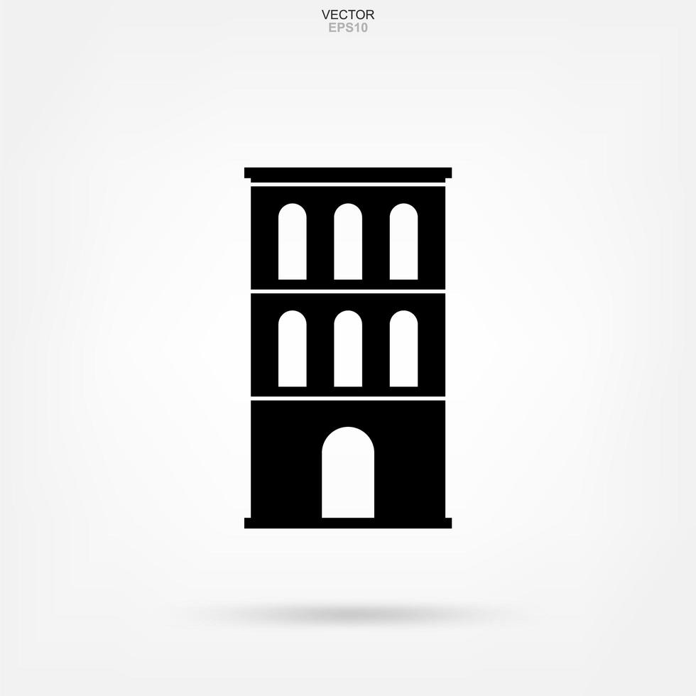 Building icon. Architecture identity with detail and element design. Vector. vector
