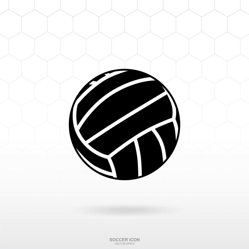 Soccer football ball icon. Soccer sport sign and symbol for template design. Vector. vector