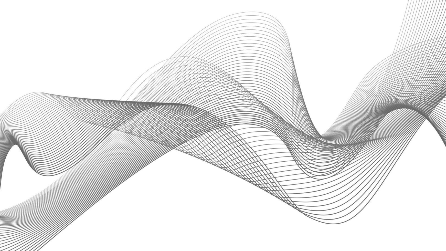 Data visualization dynamic wave pattern vector