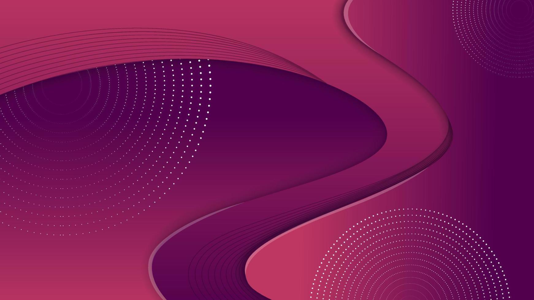 Fondo abstracto de formas de corte de papel morado vector