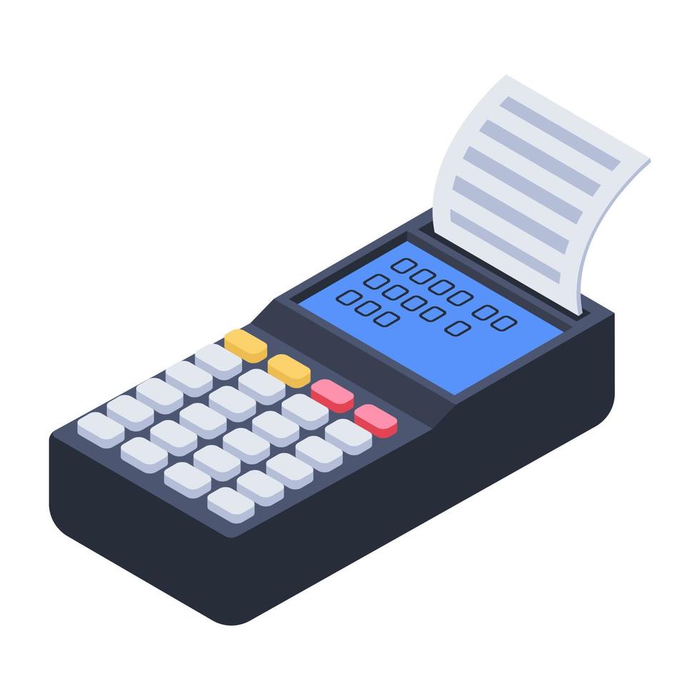 Cash Register Concepts vector