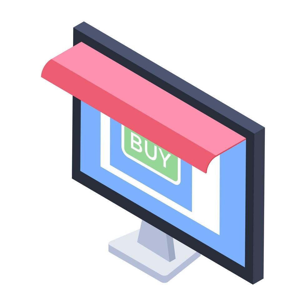 conceptos de compras online vector