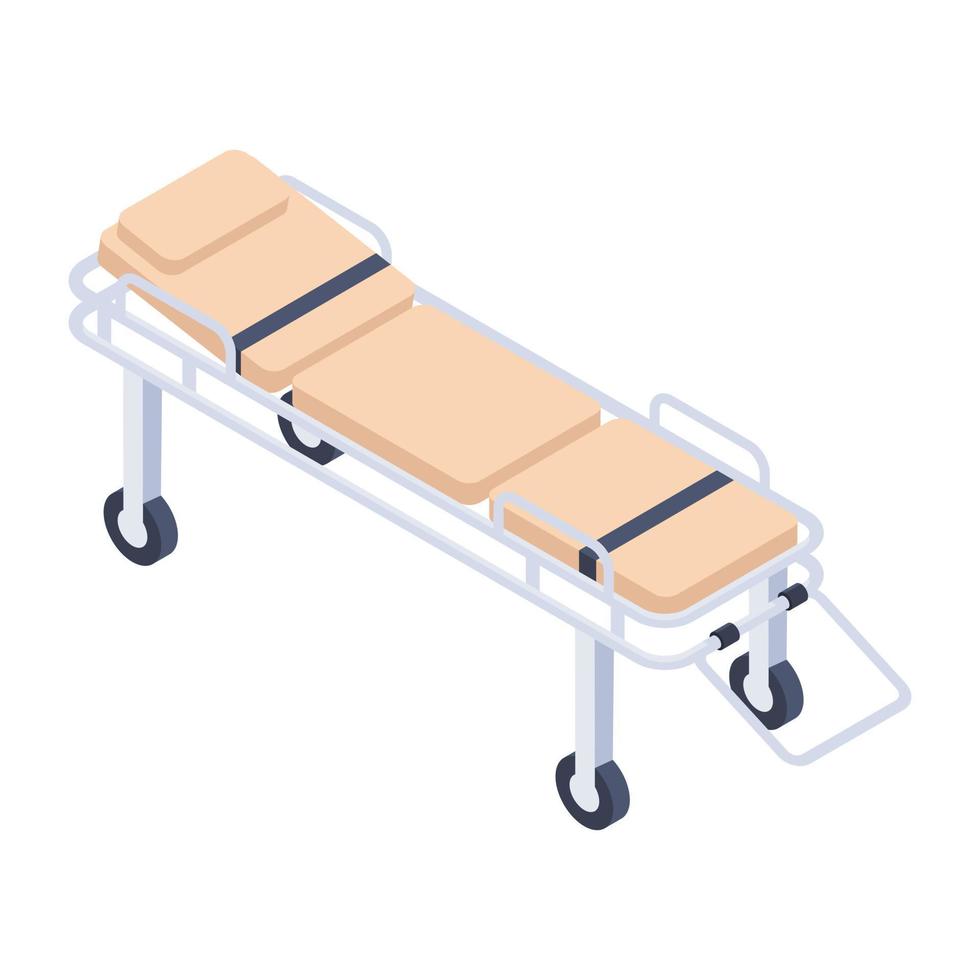 Trendy Stretcher Concepts vector