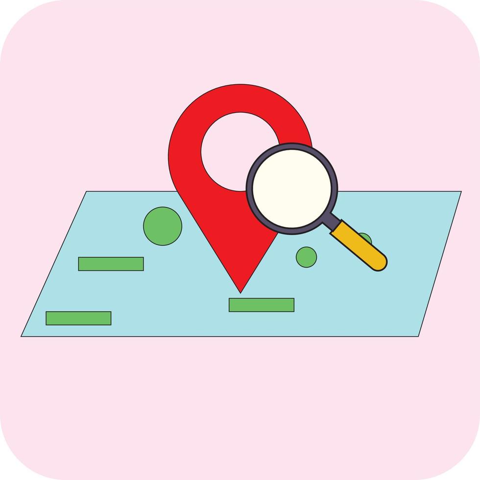 Design to find a location or it can also be used for clothes design vector