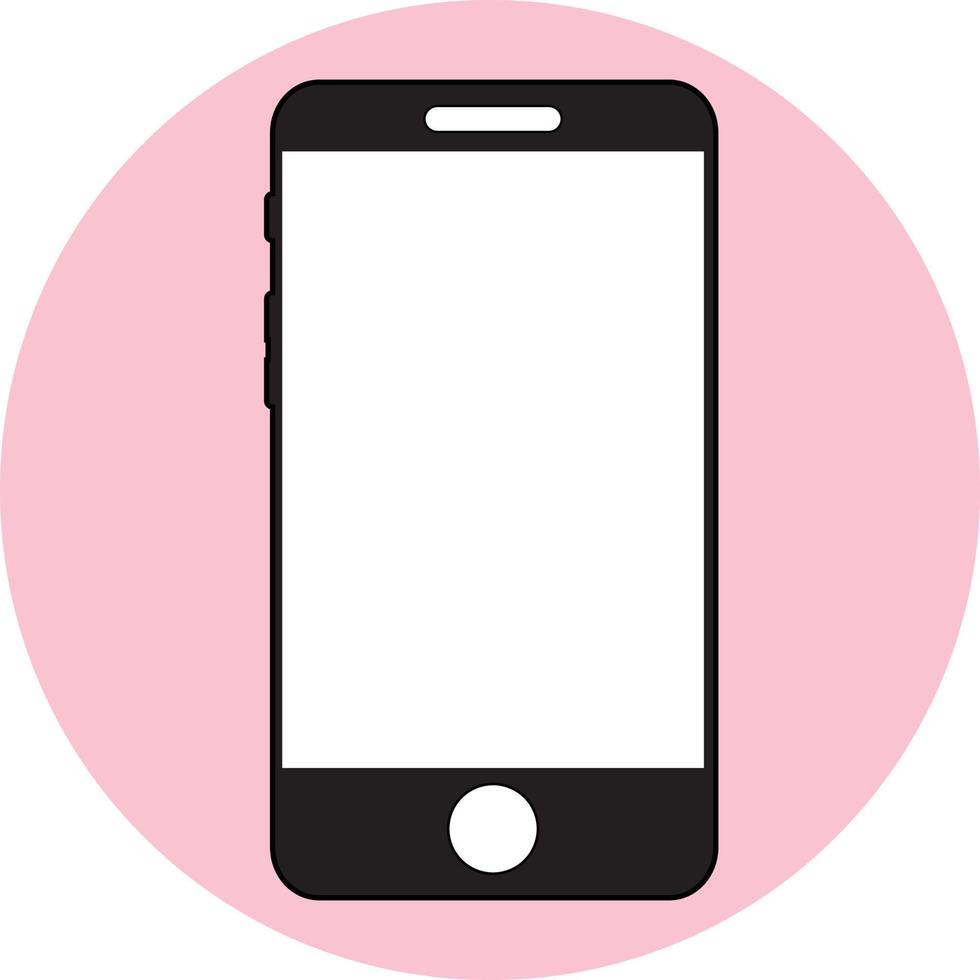 cool and unique cellphone symbol vector