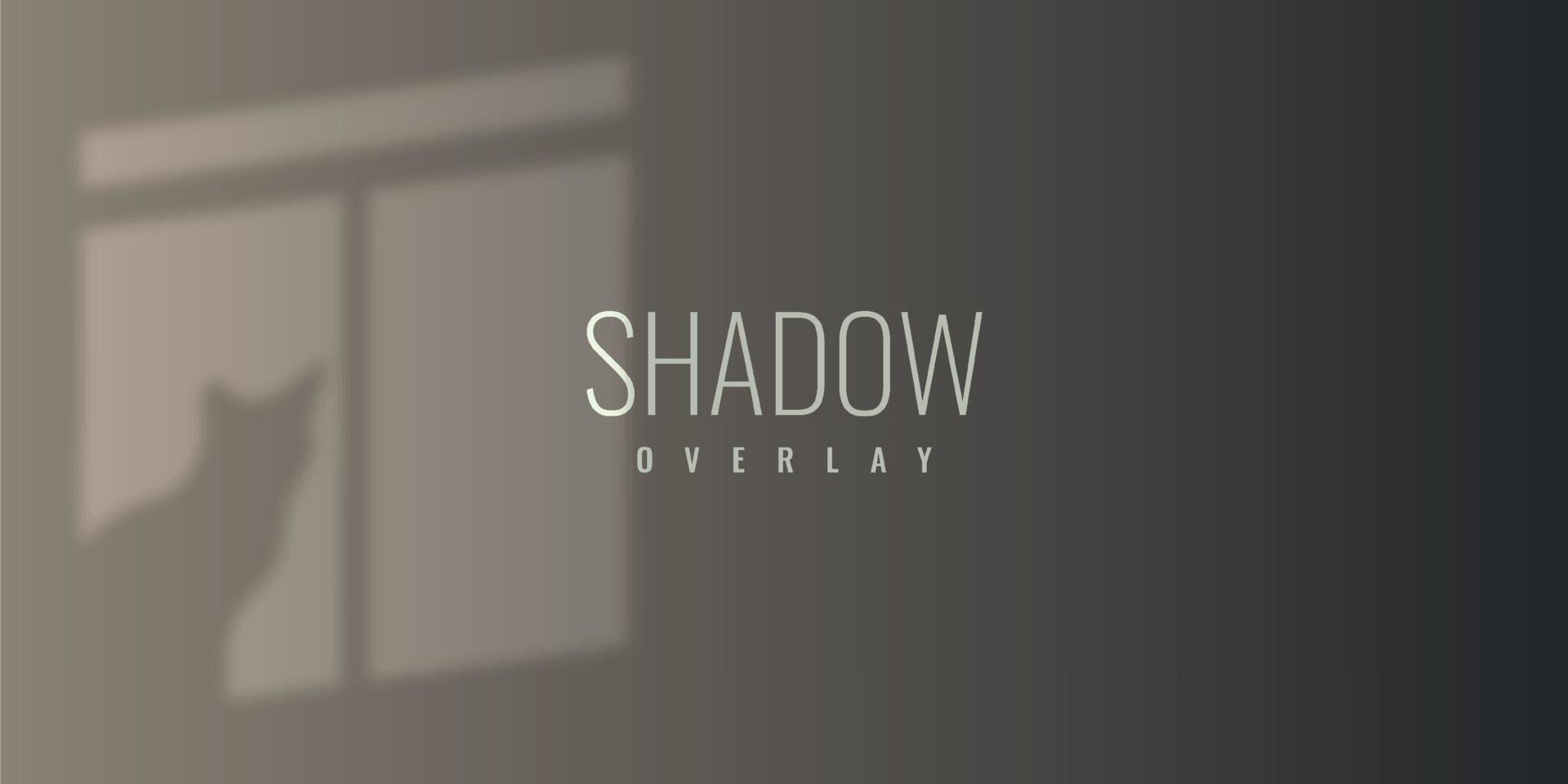 Shadow overlay background illustration template design vector