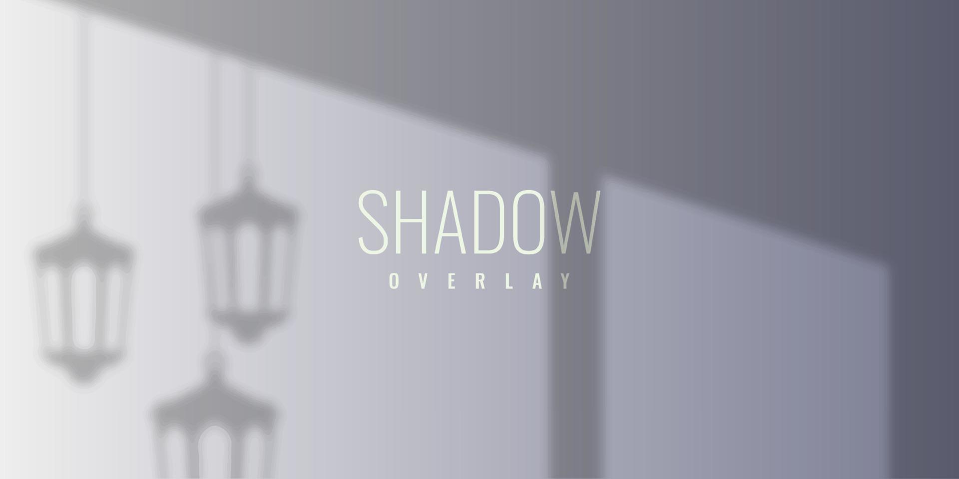 Shadow overlay background illustration template design vector