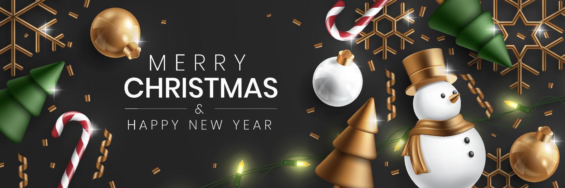 Christmas Banner Vector Art Icons and Graphics for Free Download