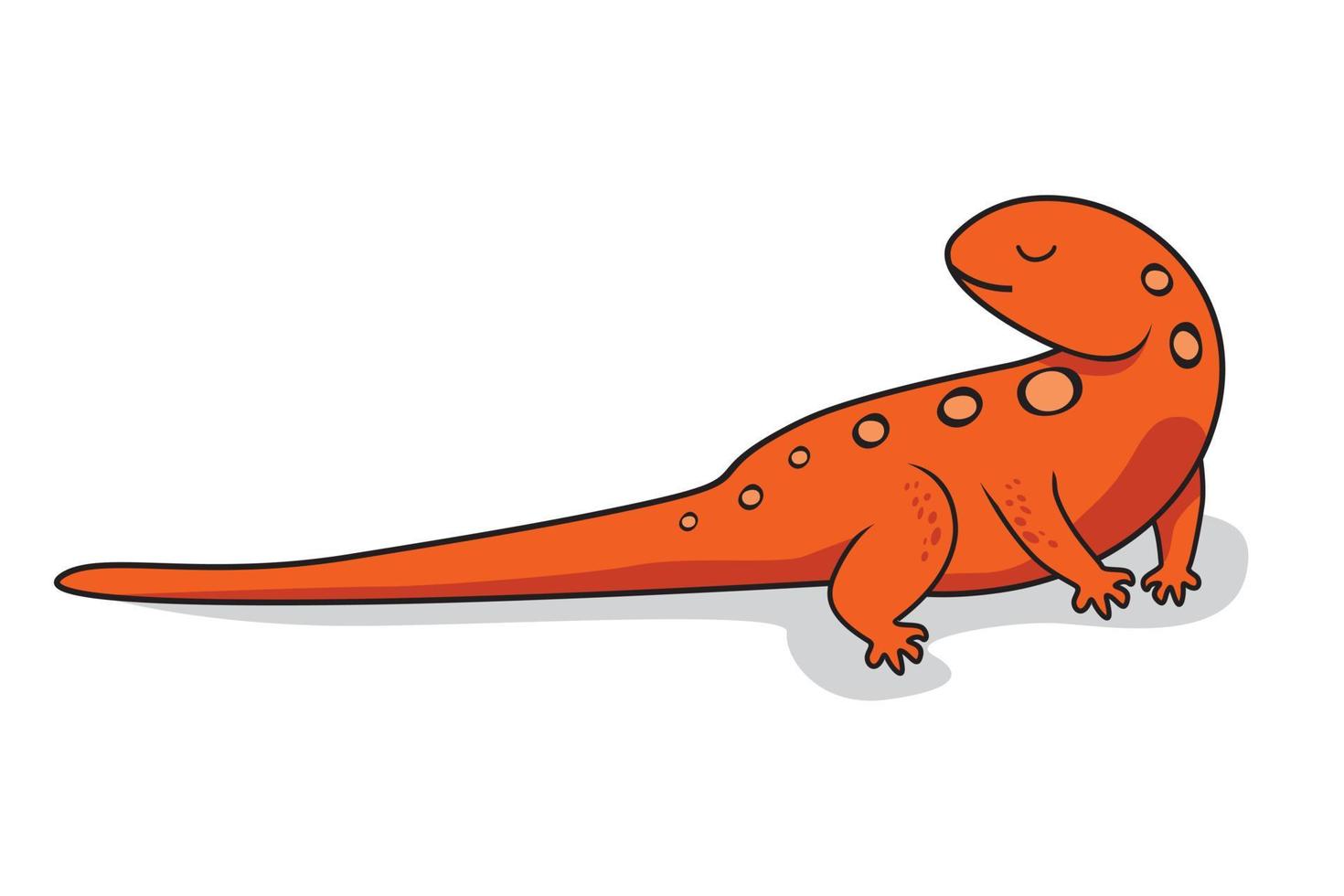 Newt Cartoon Salamander Anima... vector