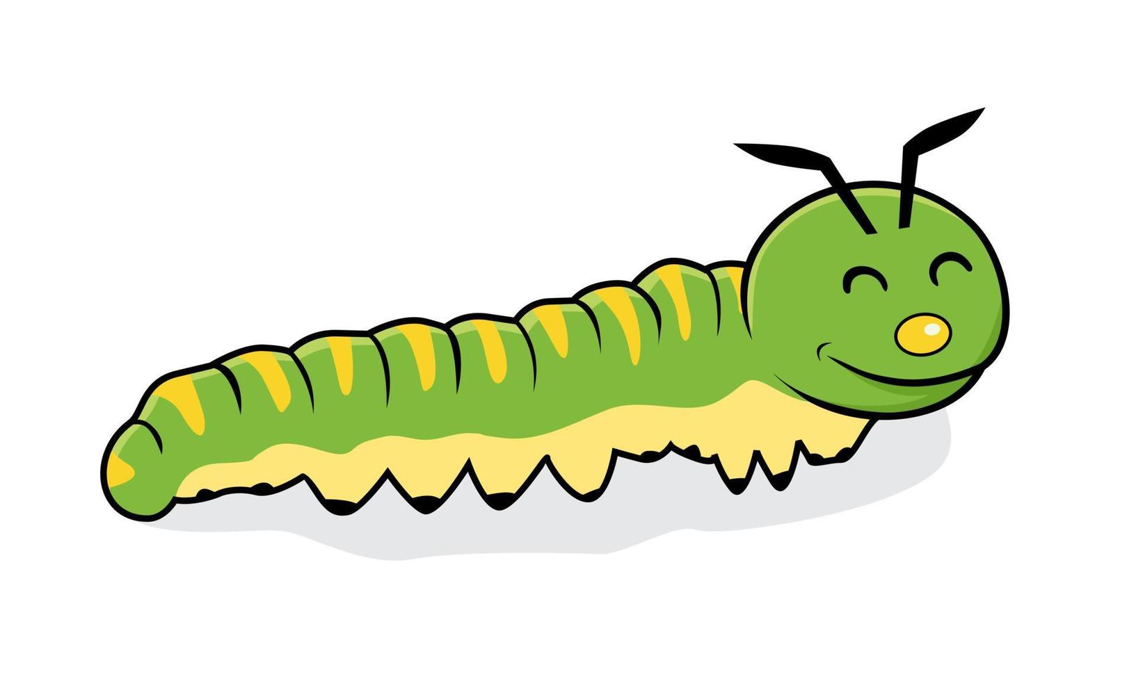 Caterpillar Illustrations Cartoon Isolated vector