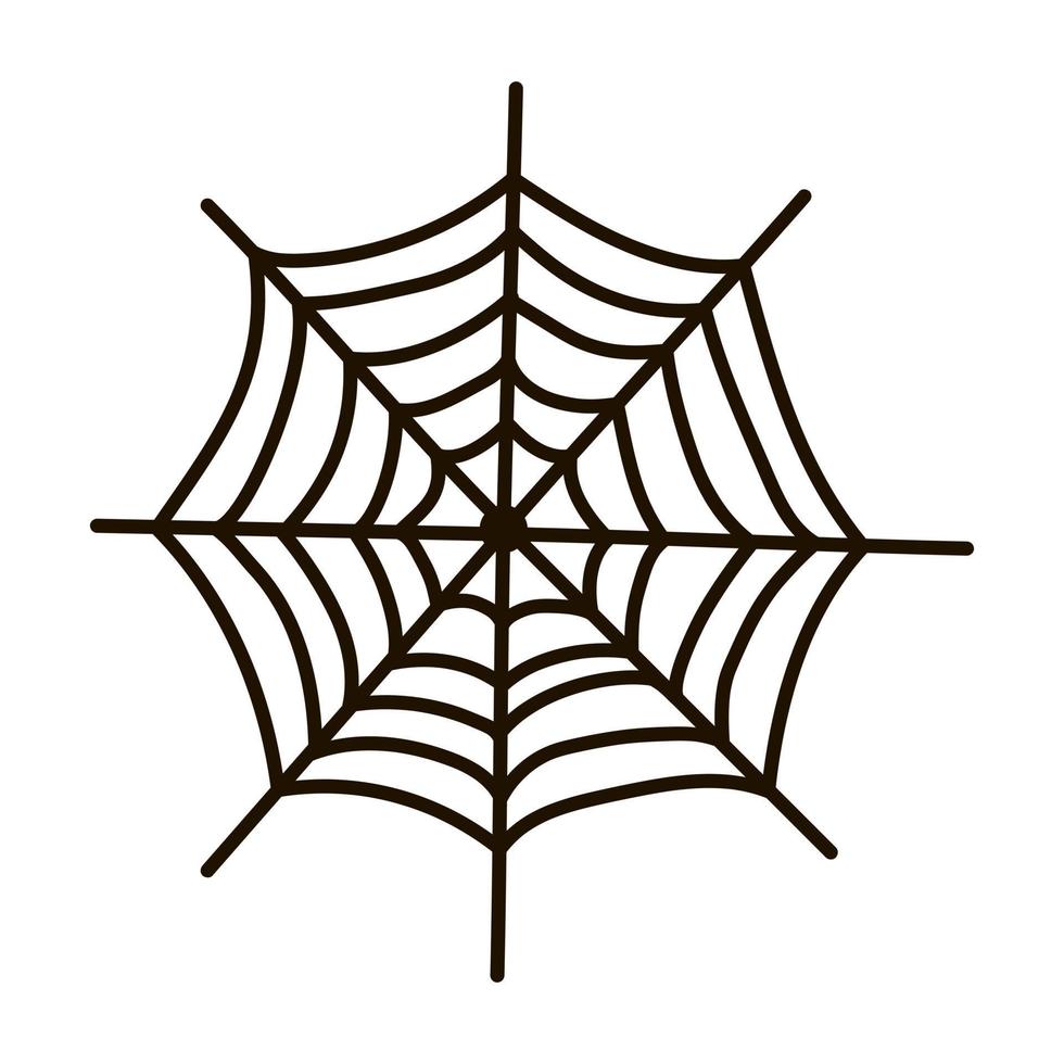 Halloween spider's web. vector