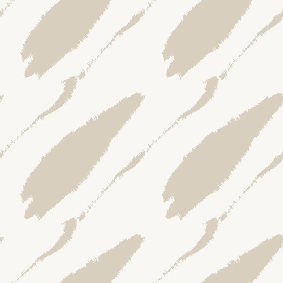 Cream Brush Stroke Fur Seamless Pattern vector