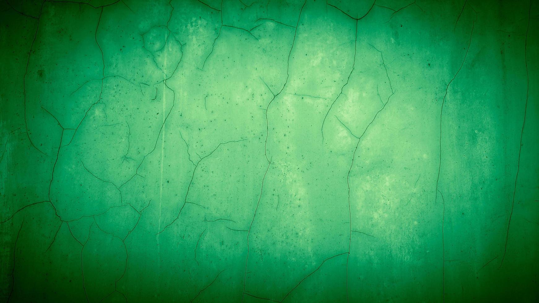 Fondo de grunge de pared verde de color. fondo abstracto foto