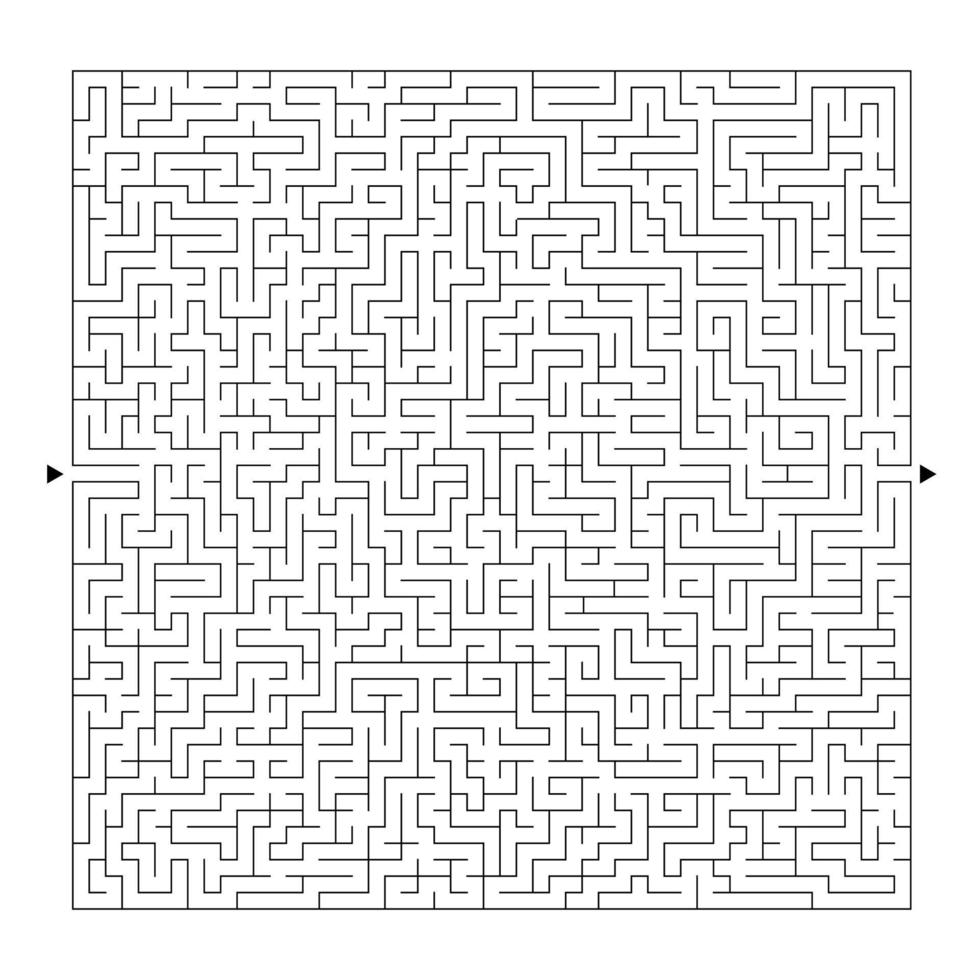 Abstract labyrinth. Game for kids. Puzzle for children. Maze conundrum. Vector illustration.