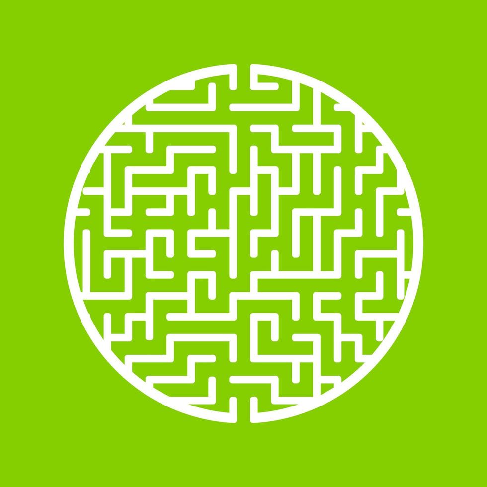 Abstract labyrinth. Game for kids. Puzzle for children. Maze conundrum. Vector illustration.