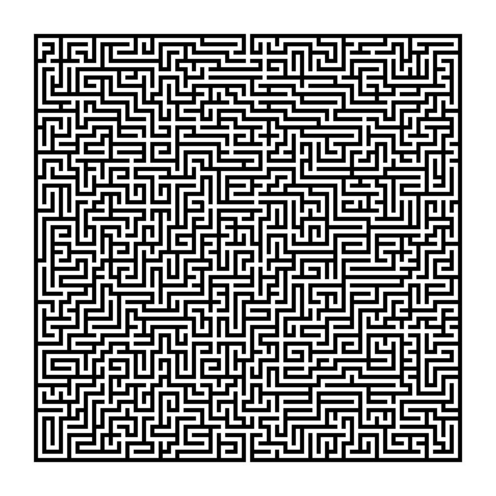 Abstract labyrinth. Game for kids. Puzzle for children. Maze conundrum. Vector illustration.