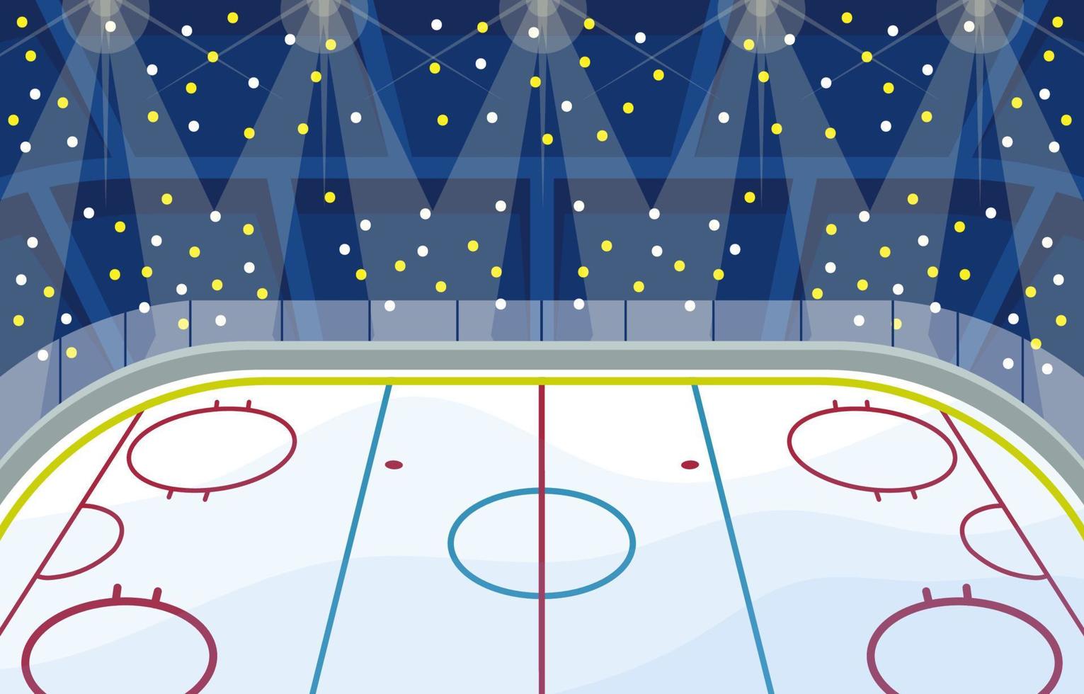 Hockey Stadium Background vector