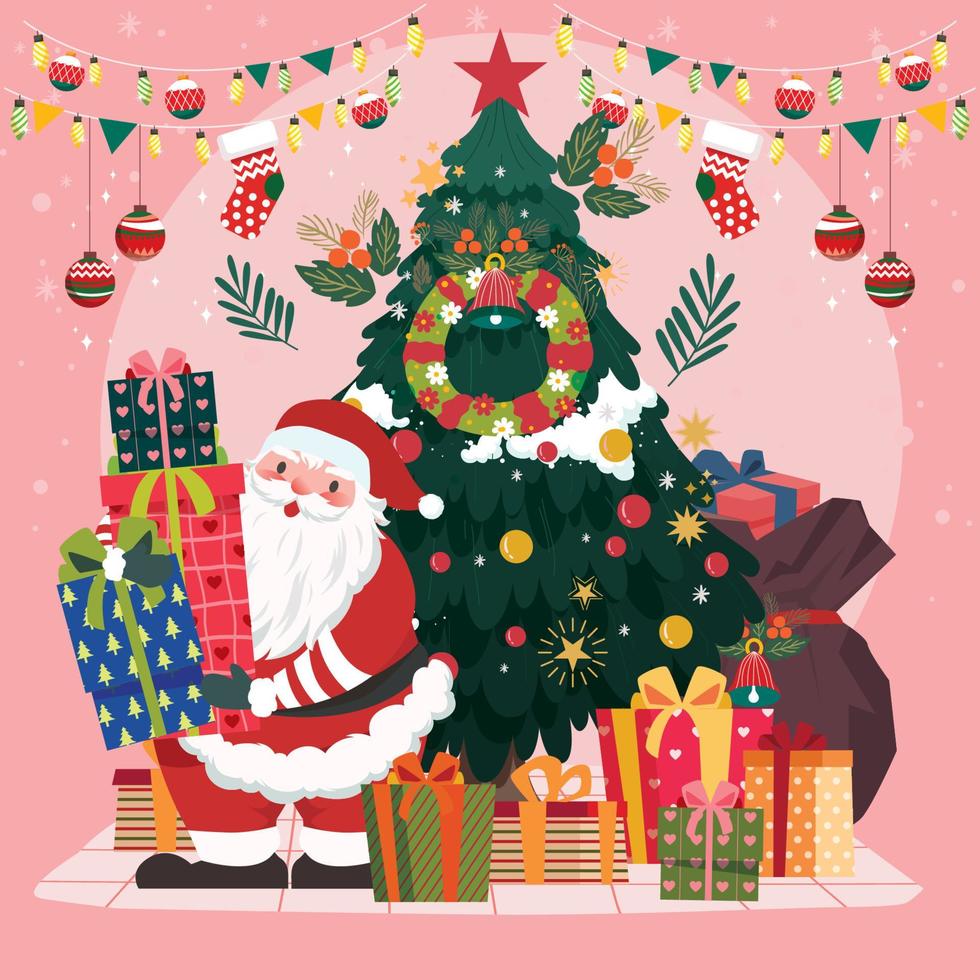 Gift Christmas Concept vector
